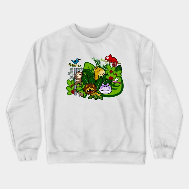 Jungle Jam Crewneck Sweatshirt by soniapascual